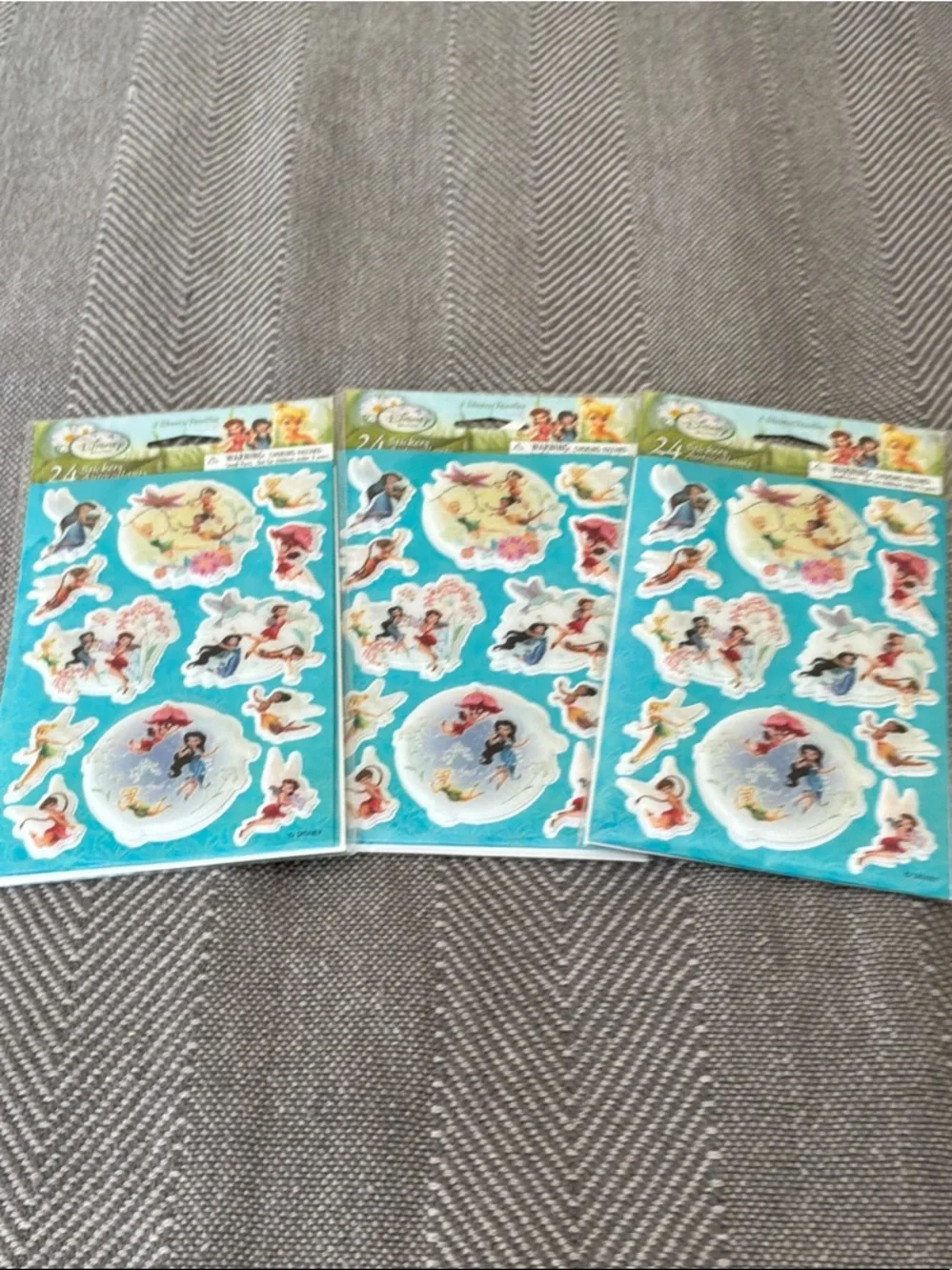 Disney Princess Sticker Sheets - Turquoise and Pastel Accents 3 packs